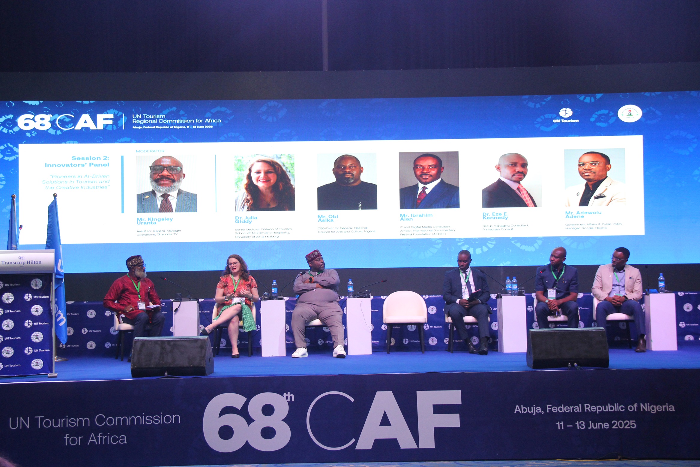 Ibrahim Alan Speaks at 68th CAF - UN Tourism Commission for Africa on AI-Driven Solutions in Tourism
