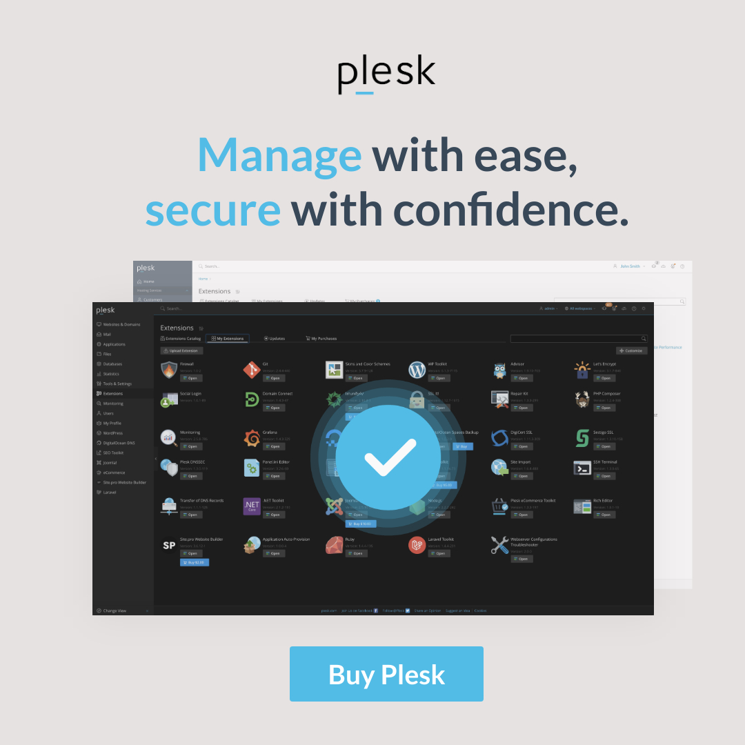 Try Plesk