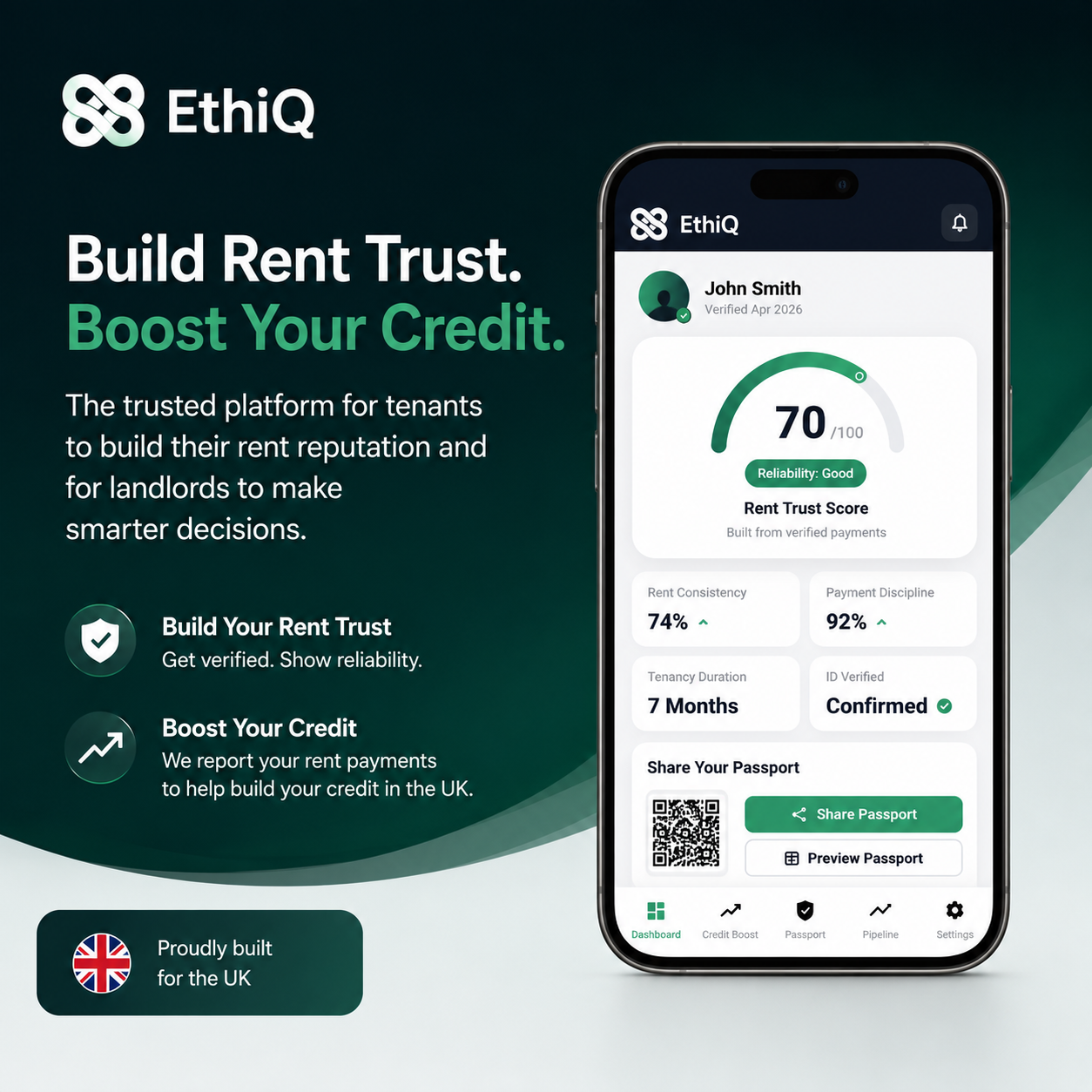 ETHIQ - Rent Trust App